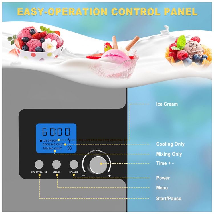 Sorveteira-Automatica-2L-de-Capacidade-com-Tela-LCD-Aco-foto-4