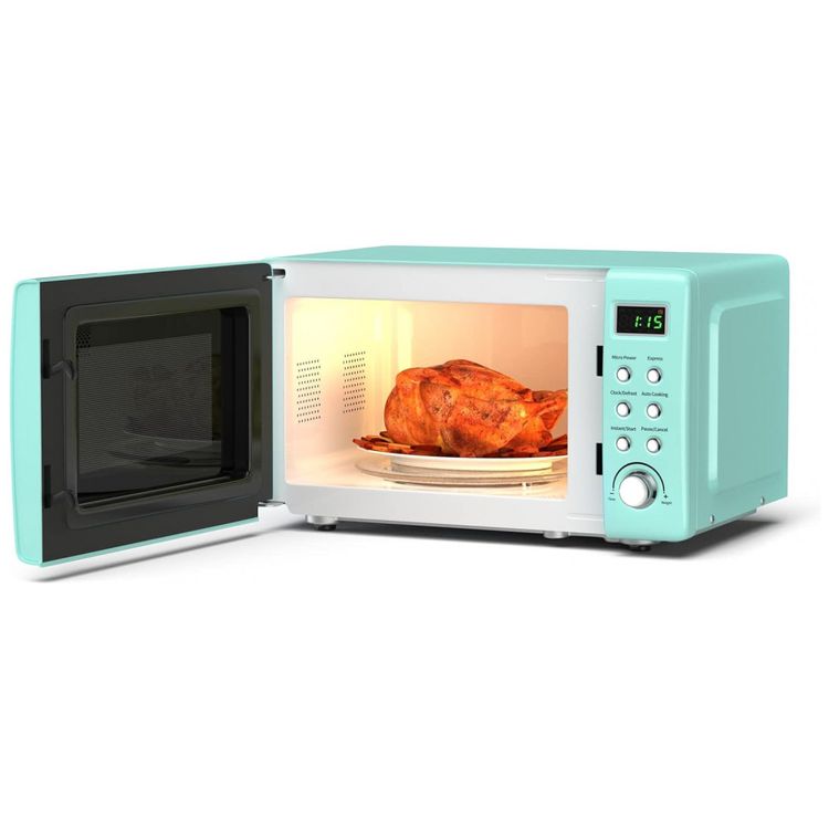 Micro-Ondas-Retro-de-Bancada-com-8-Configuracoes-700W-foto-1
