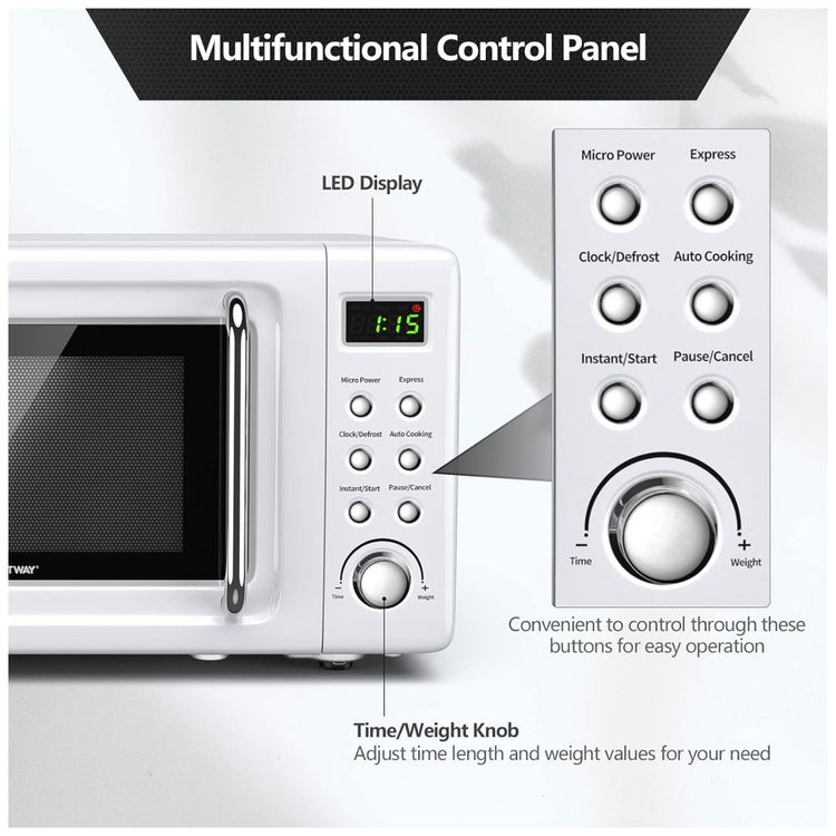 Micro-Ondas-Retro-de-Bancada-com-5-Configuracoes-700W-110v-foto-4