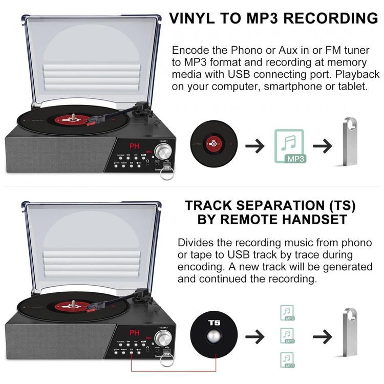 Vitrola-Toca-Discos-Retro-3-Velocidades-com-Bluetooth-e-Alto-foto-5