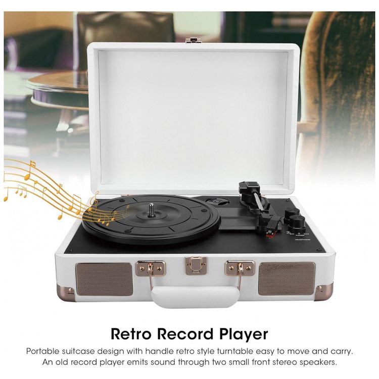 Vitrola-Toca-Discos-Retro-3-Velocidades-com-Bluetooth-e-Alto-foto-1