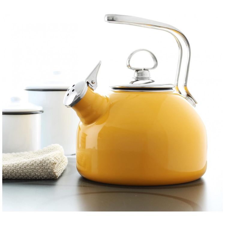 Chaleira-de-Cha-1.8L-em-Aco-Inoxidavel-com-Apito-Amarela-foto-2