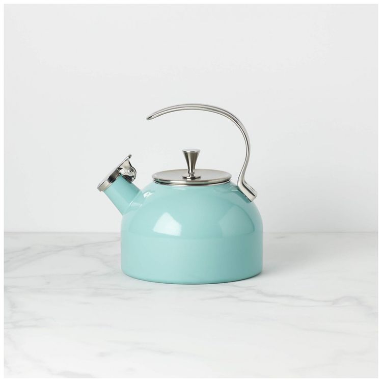 Chaleira-de-Cha-2.5L-em-Aco-Inoxidavel-com-Apito-Turquesa-foto-2