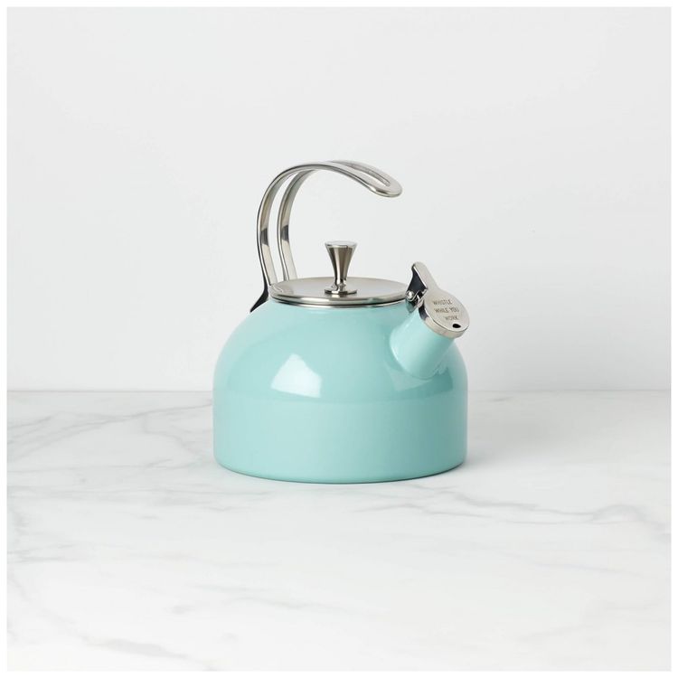 Chaleira-de-Cha-2.5L-em-Aco-Inoxidavel-com-Apito-Turquesa-foto-3