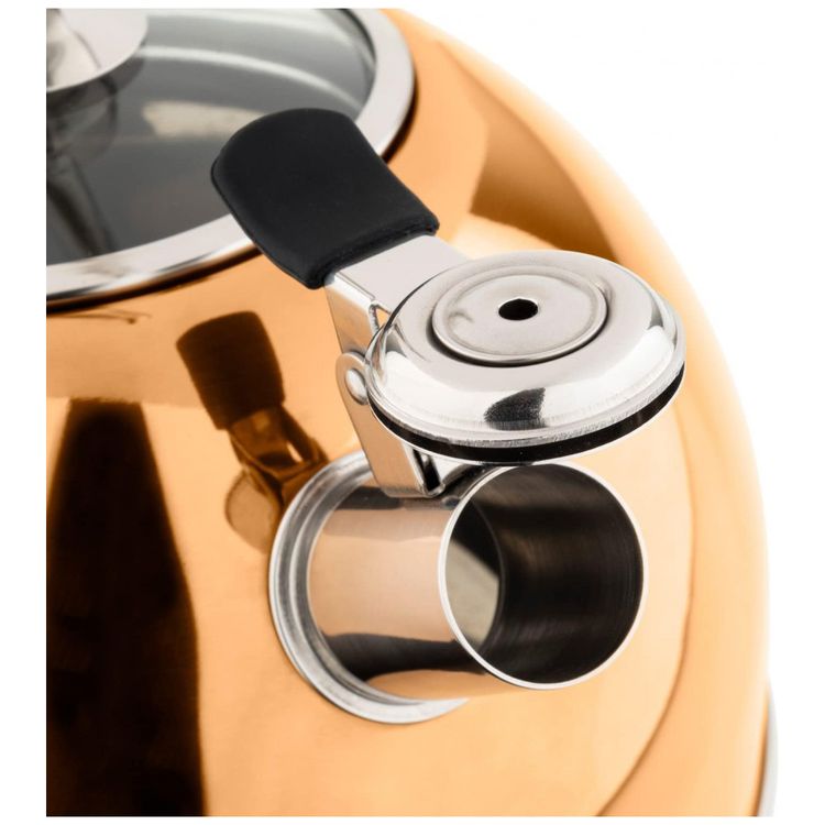 Culinaria-Chaleira-de-Cha-2.5-L-em-Aco-Inoxidavel-com-Apito-foto-5