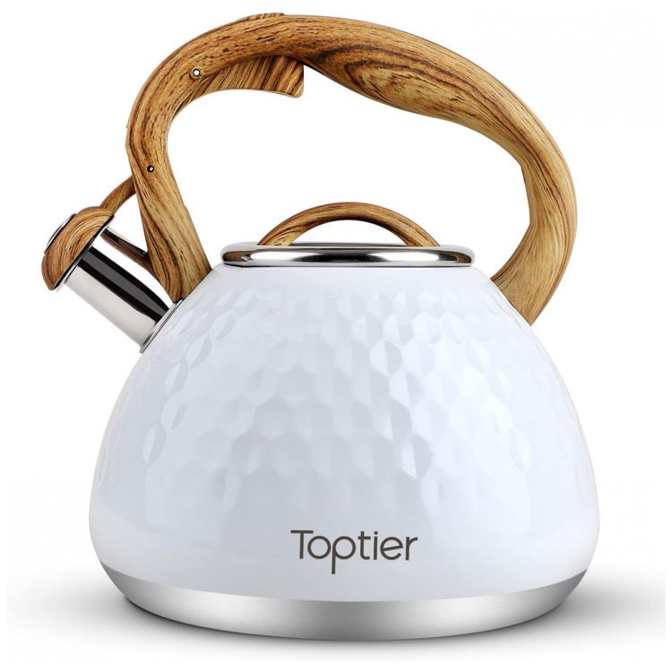 Chaleira-de-Cha-2.7L-em-Aco-Inoxidavel-com-Apito-Branca-foto-0