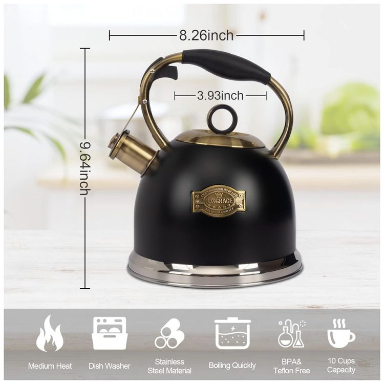 Chaleira-de-Cha-3L-em-Aco-Inoxidavel-com-Apito-LUXGRACE-T12-foto-4