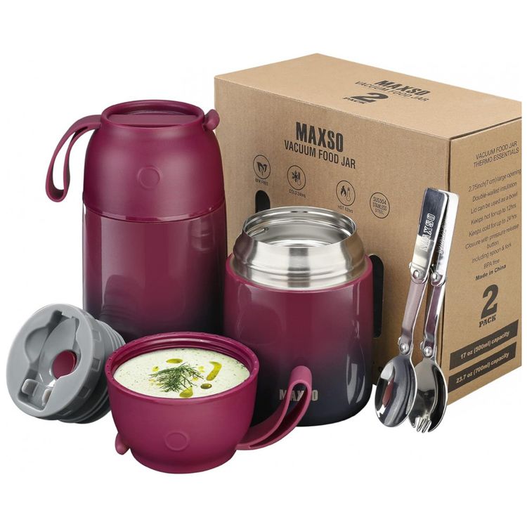Kit-com-2-Frasco-Termico-500mL-700mL-em-Aco-Inoxidavel-com-foto-0