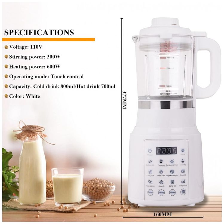 Maquina-de-Leite-de-Soja-Automatica-Consfly-800-mL-em-Aco-foto-1
