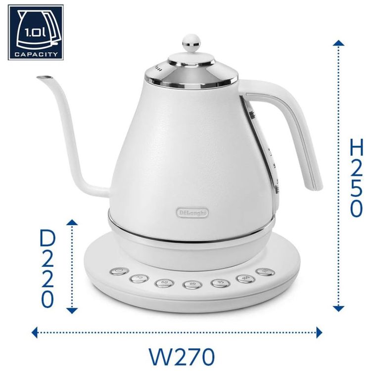 Chaleira-Eletrica-DeLonghi-1L-com-Controle-de-Temperatura-foto-1