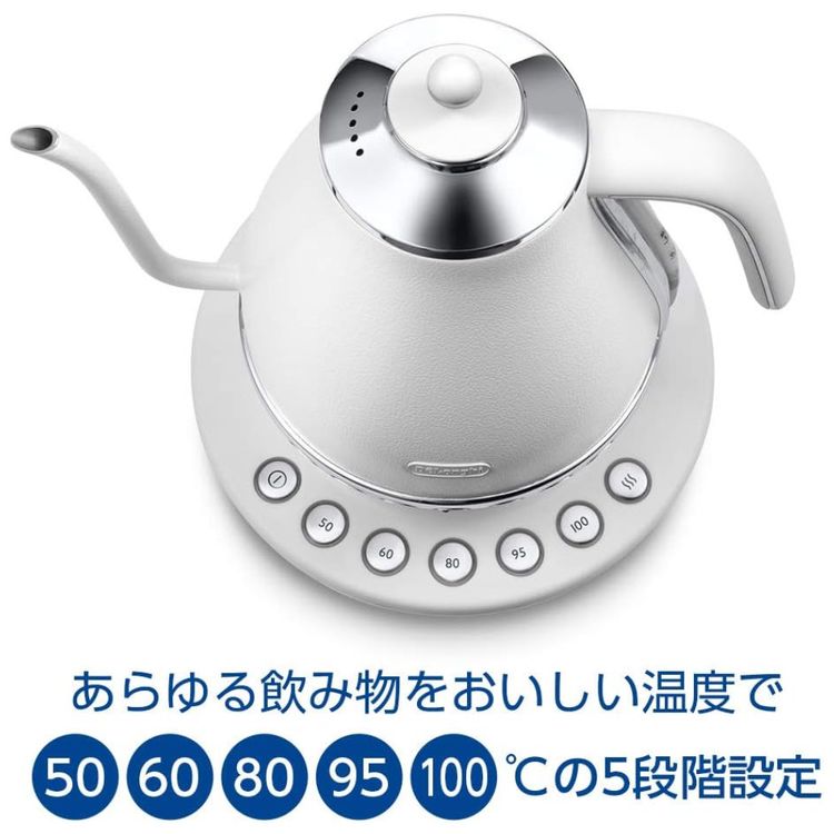 Chaleira-Eletrica-DeLonghi-1L-com-Controle-de-Temperatura-foto-3