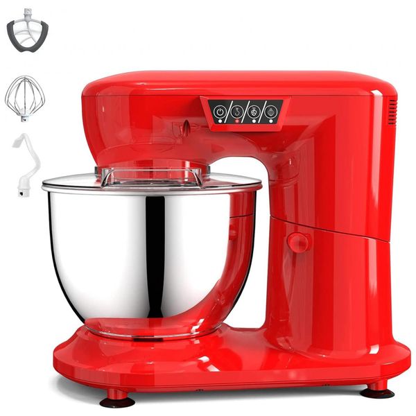 Batedeira-Planetaria-Retro-Eletrica-4L-com-3-Velocidades-Aco-foto-0