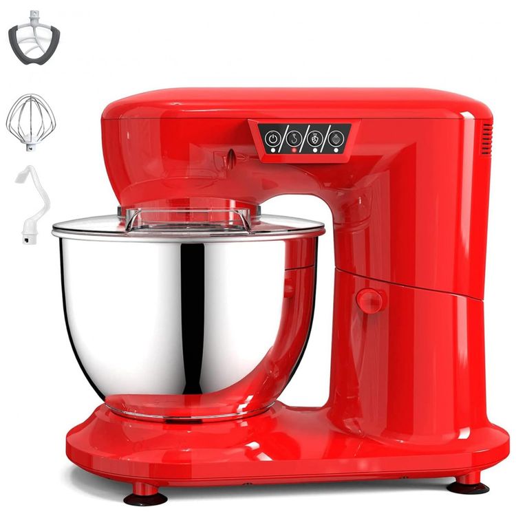 Batedeira-Planetaria-Retro-Eletrica-4L-com-3-Velocidades-Aco-foto-0