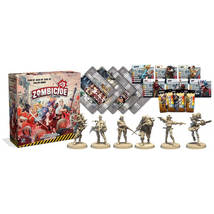 Jogo-de-Estrategia-Zombicide-2-Edica-1-a-6-Jogadores-Para-foto-1