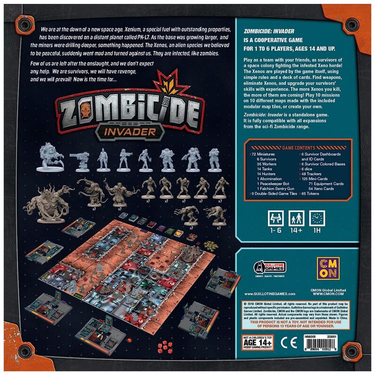 Jogo-de-Estrategia-Zombicide-Invader-1-a-6-Jogadores-Para-foto-2