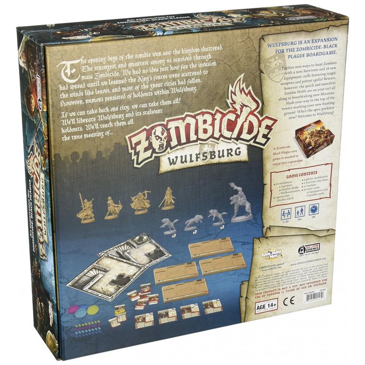 Jogo-de-Estrategia-Zombicide-Wulfsburg-1-a-6-Jogadores-Para-foto-1
