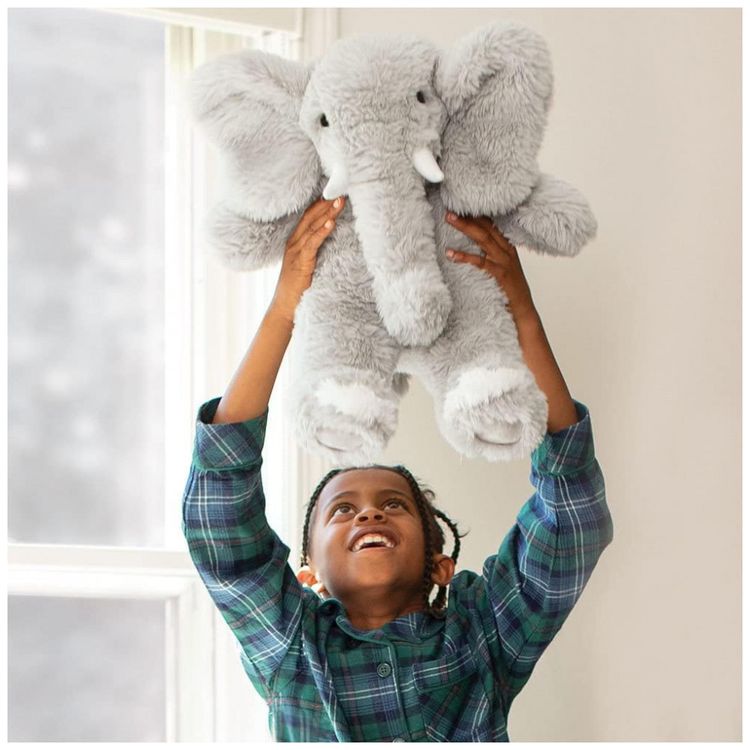 Pelucia-Elefante-Cor-VERMONT-TEDDY-BEAR-ABFW18008A-Cinza-foto-1