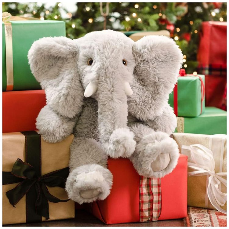Pelucia-Elefante-Cor-VERMONT-TEDDY-BEAR-ABFW18008A-Cinza-foto-3