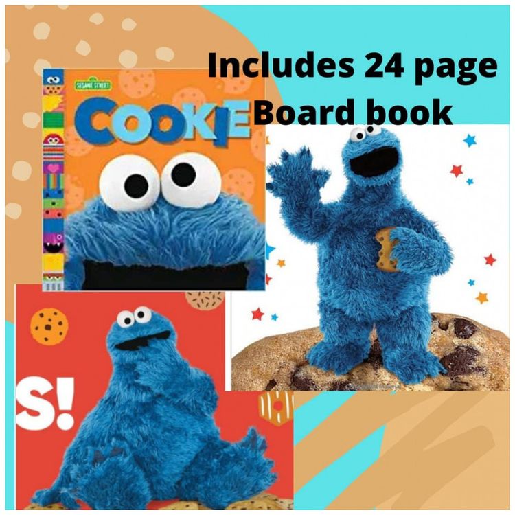 Pelucia-Cookie-Monster-GUND-G22-Azul-foto-3