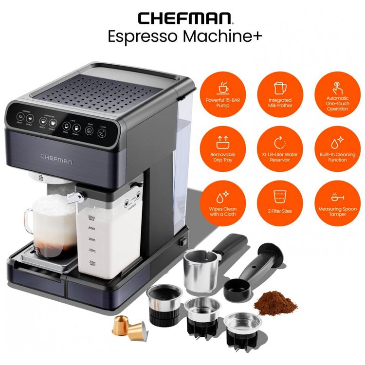 Cafeteira-Eletrica-Programavel-Expresso-6-em-1-Reservatorio-foto-1