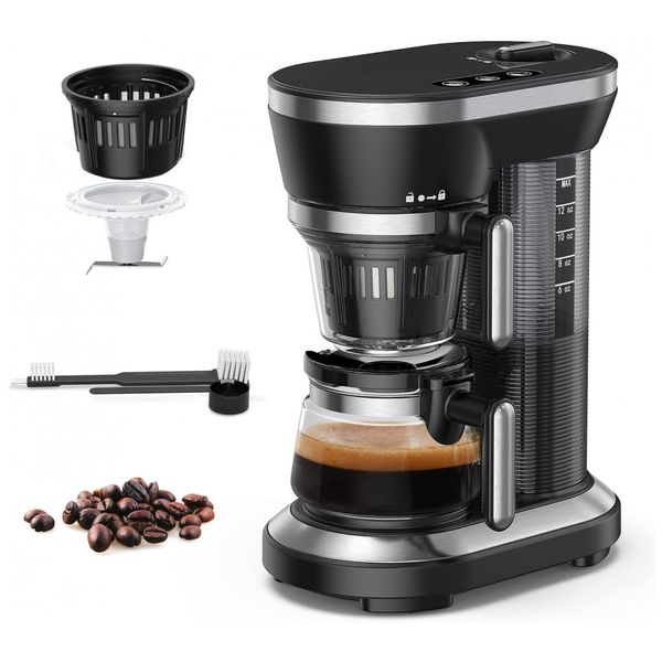Maquina-de-Cafe-com-Funcao-de-Micropressao-a-Vapor-para-foto-0