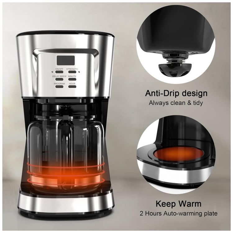 Cafeteira-Eletrica-Programavel-2.8L-em-Aco-Inoxidavel-com-foto-3