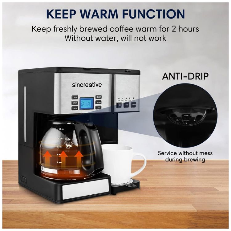 Cafeteira-Eletrica-Programavel-2.8L-em-Aco-Inoxidavel-com-foto-4
