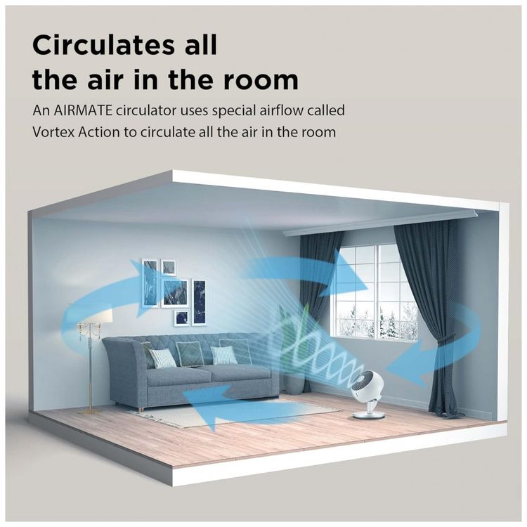 Ventilador-de-Mesa-AIRMATE-com-10-Velocidades-e-Controle-foto-1