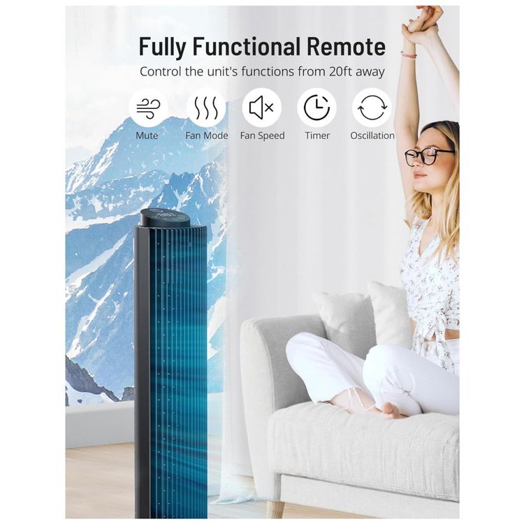 Ventilador-de-Torre-com-5-Velocidades-Controle-Remoto-e-foto-4
