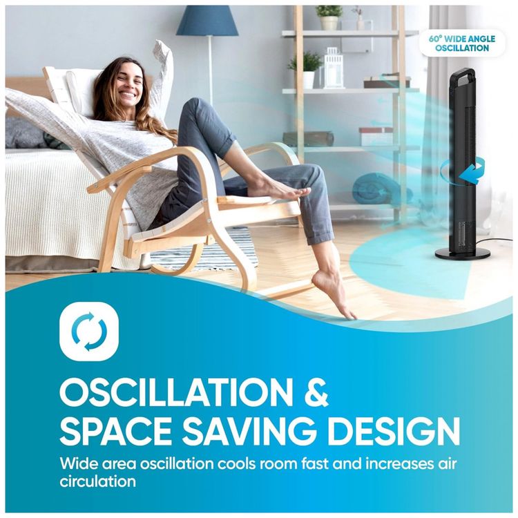 Ventilador-de-Torre-com-3-Velocidades-Controle-Remoto-e-foto-1