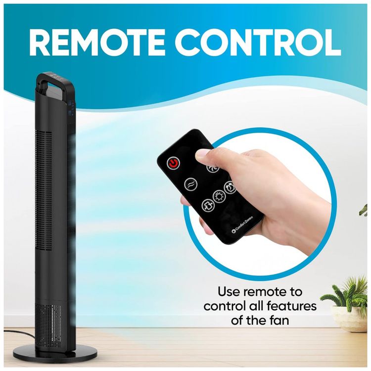 Ventilador-de-Torre-com-3-Velocidades-Controle-Remoto-e-foto-5