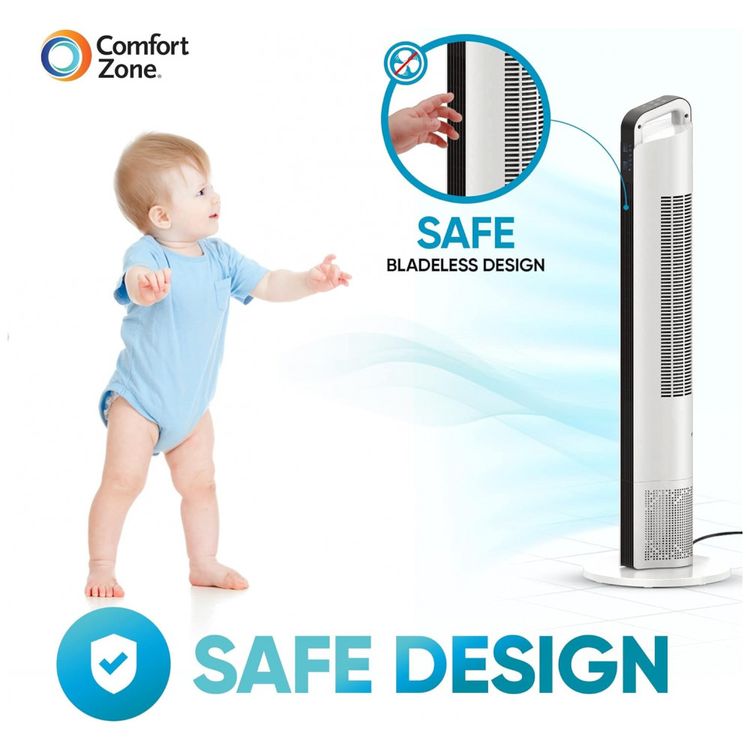 Ventilador-de-Torre-com-3-Velocidades-Controle-Remoto-e-foto-3