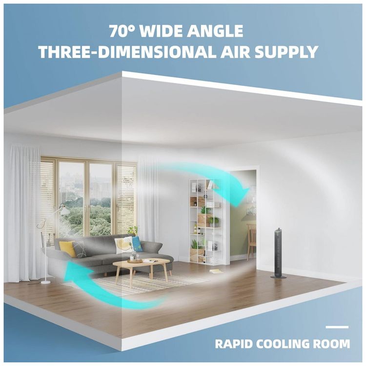Ventilador-de-Torre-com-3-Velocidades-Controle-Remoto-e-foto-4