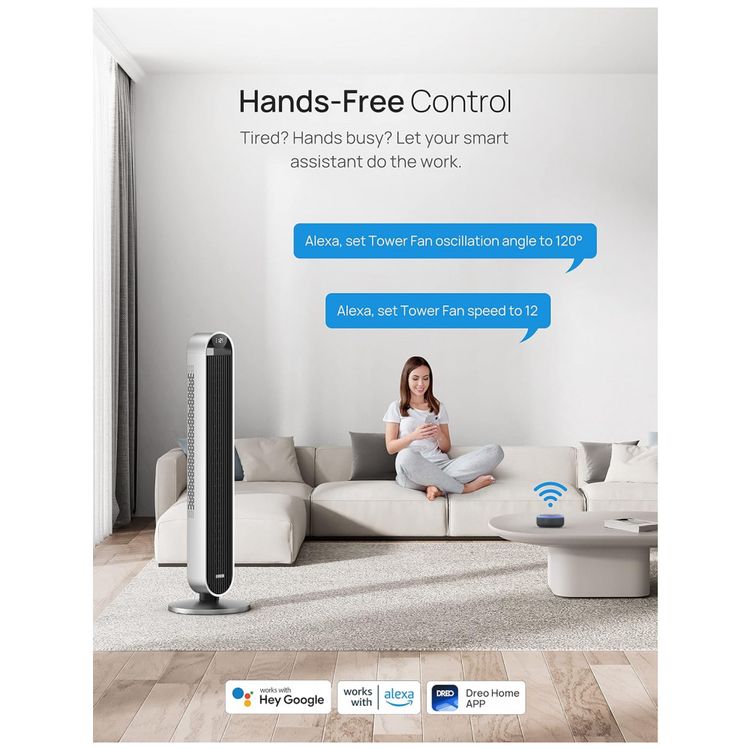 Ventilador-de-Torre-com-12-Velocidades-Controle-Remoto-e-foto-1