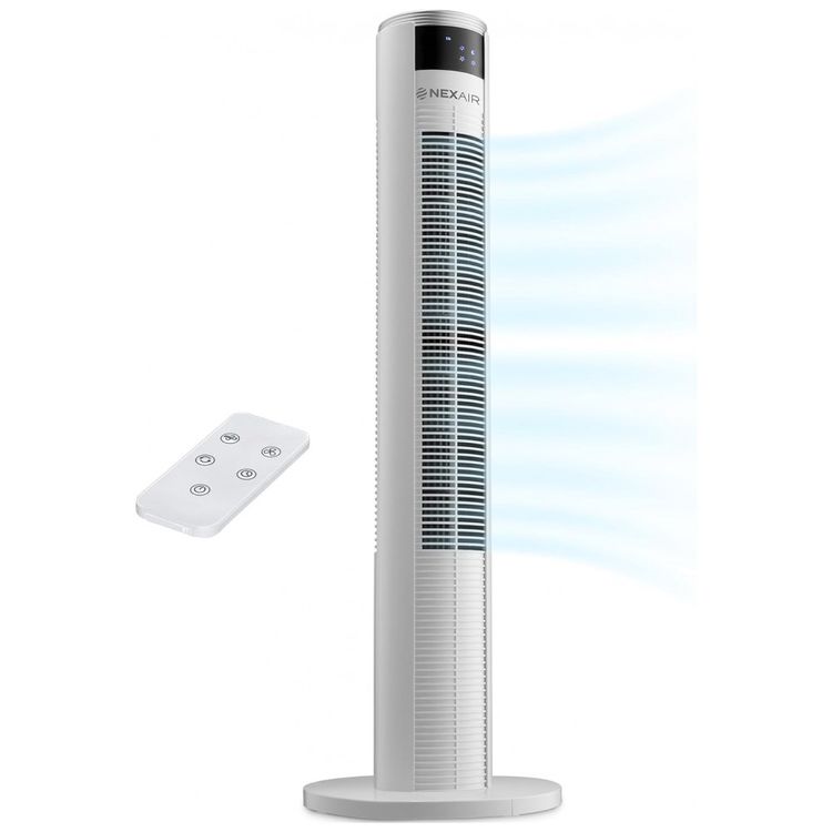 Ventilador-de-Torre-com-3-Velocidades-Controle-Remoto-Tela-foto-0