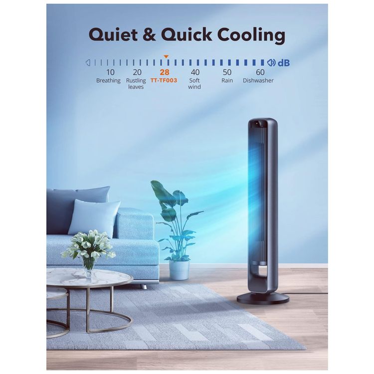 Ventilador-de-Torre-com-12-Velocidades-Controle-Remoto-e-foto-1