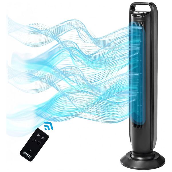 Ventilador-de-Torre-com-5-Velocidades-Controle-Remoto-e-foto-0