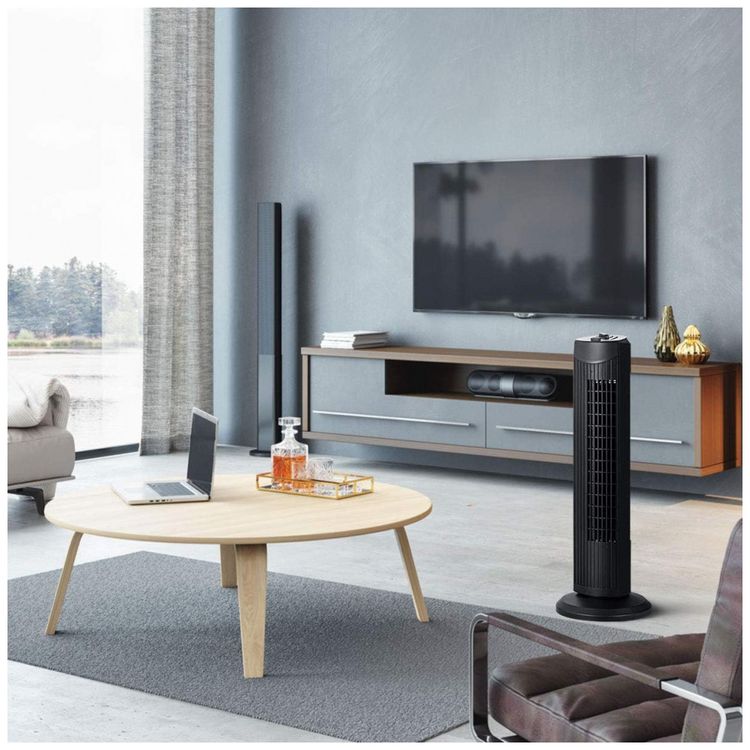 Ventilador-de-Torre-com-3-Velocidades-110v-GOFLAME-Preto-foto-1