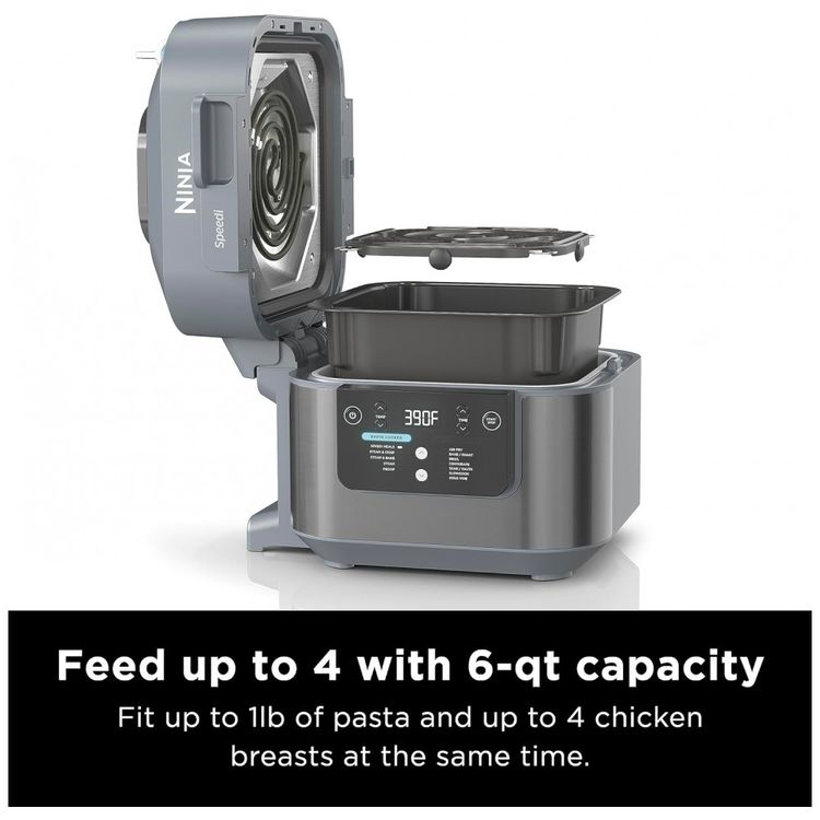 Speedi-Fritadeira-Eletrica-AirFryer-com-12-Funcoes-e-6L-de-foto-4