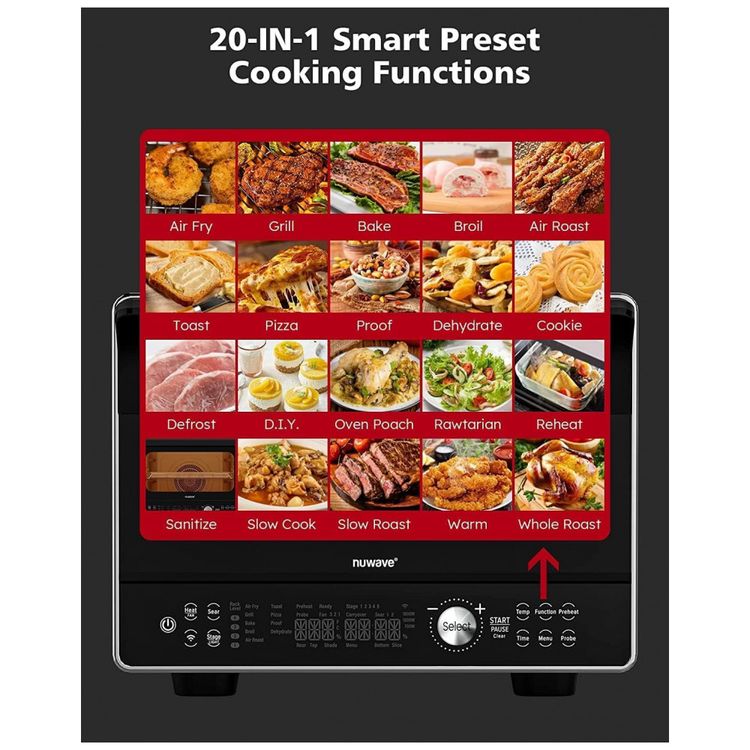 Forno-Eletrico-de-Bancada-32L-20-Configuracoes-em-Aco-foto-1