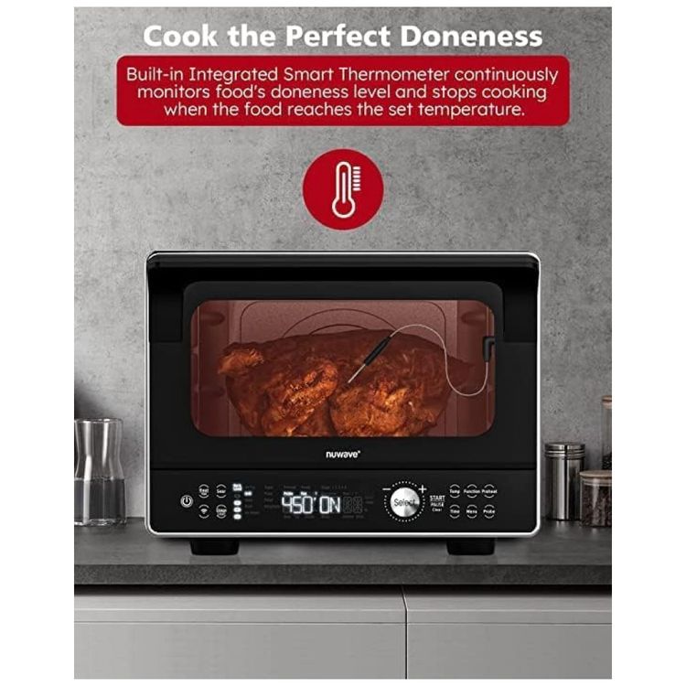 Forno-Eletrico-de-Bancada-32L-20-Configuracoes-em-Aco-foto-3