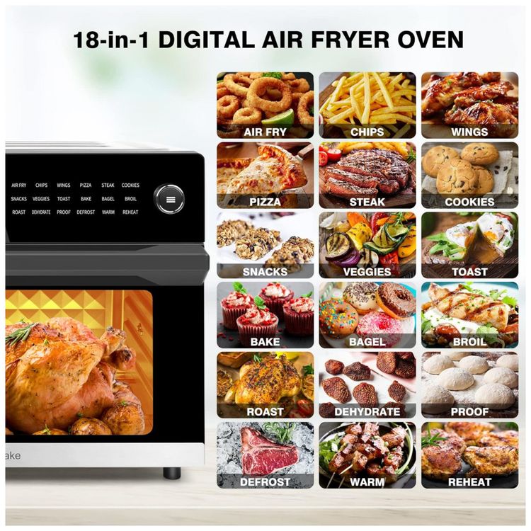 Forno-Eletrico-de-Bancada-32L-18-em-1-com-Painel-Digital-foto-3