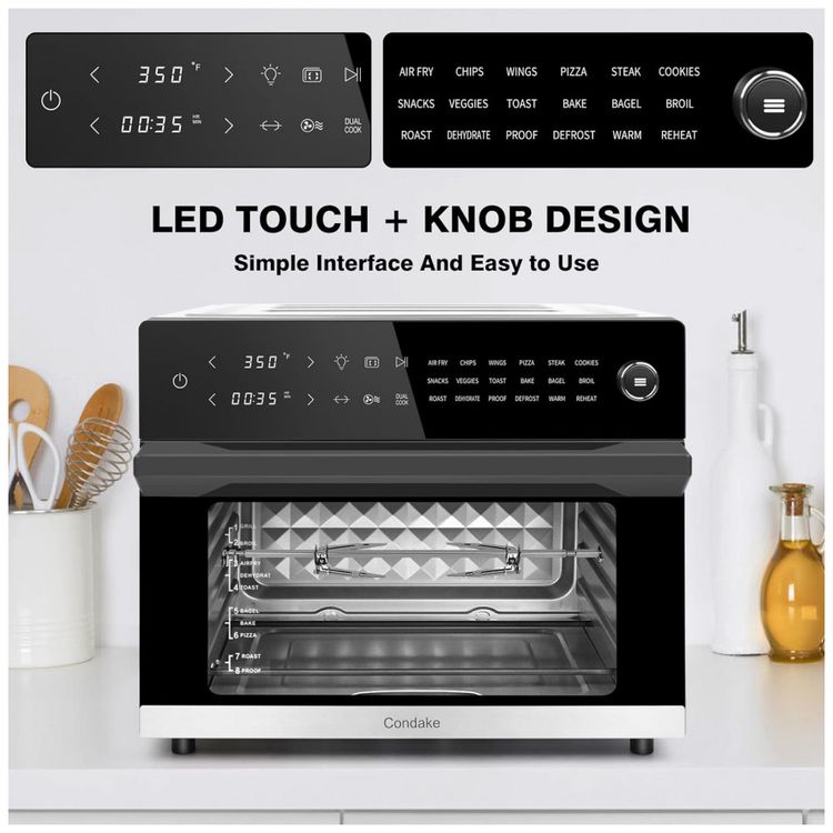 Forno-Eletrico-de-Bancada-32L-18-em-1-com-Painel-Digital-foto-4