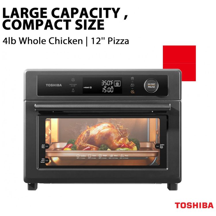 Forno-Eletrico-de-Bancada-26.4L-13-em-1-com-Painel-Digital-foto-4