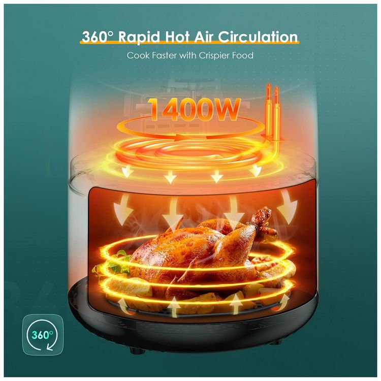 Fritadeira-Eletrica-AirFryer-4.5L-com-Painel-Digital-e-Cesto-foto-4