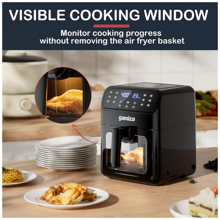 Fritadeira-Eletrica-AirFryer-6L-com-Painel-Digital-e-Cesto-foto-3