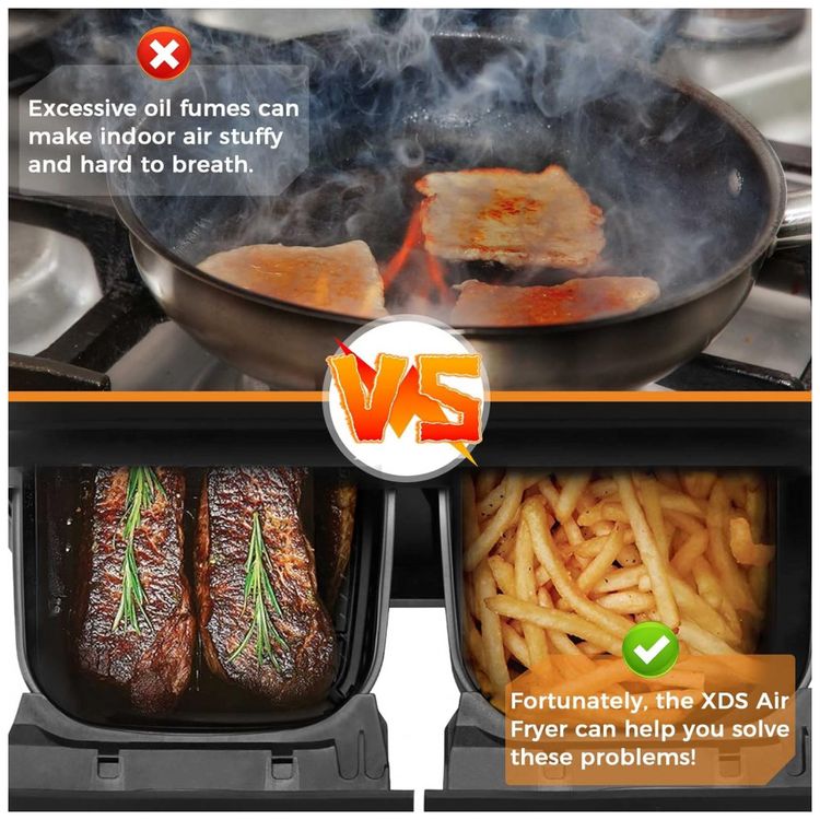 Fritadeira-Eletrica-AirFryer-8L-com-Painel-Digital-e-foto-2