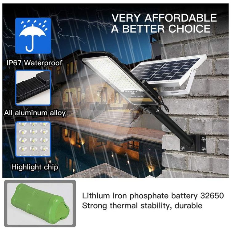 Luminaria-Solar-Externa-1500-Lumens-84-LEDS-80W-com-Controle-foto-5