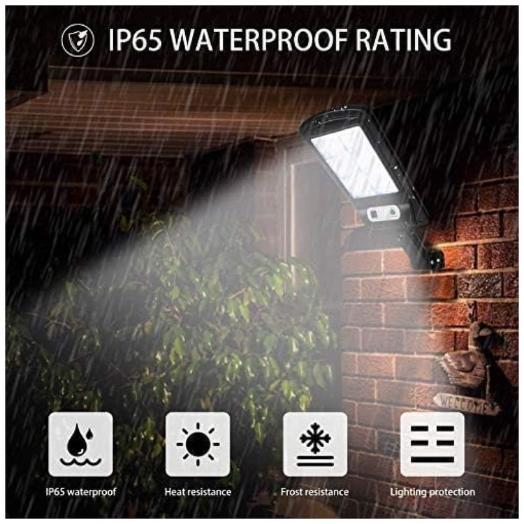 Luminaria-Solar-Externa-120-LED-com-3-Modos-e-Controle-foto-2