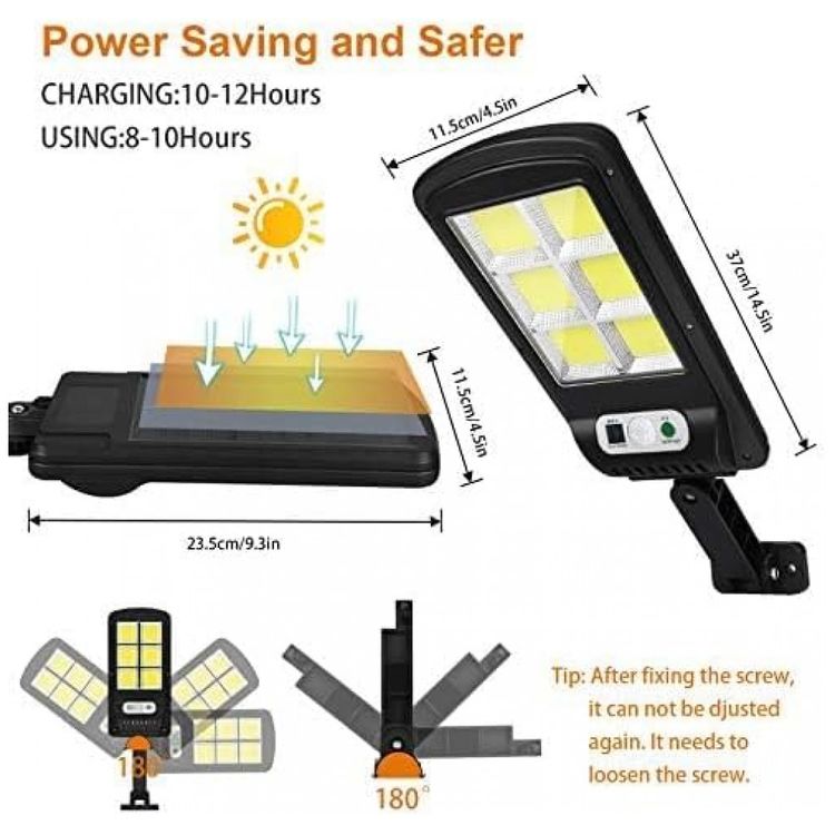 Luminaria-Solar-Externa-120-LED-com-3-Modos-e-Controle-foto-4